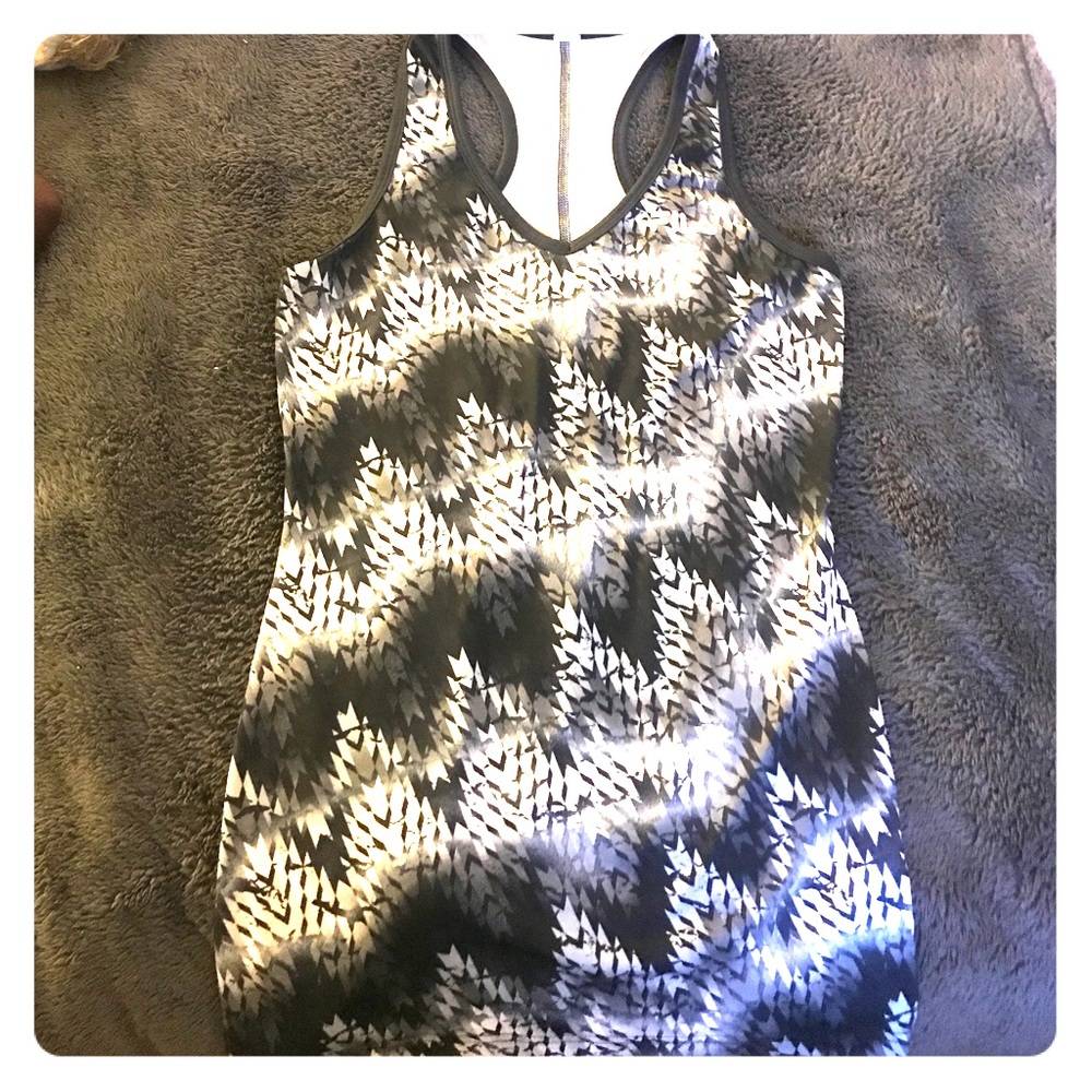 FILA grey and white tank